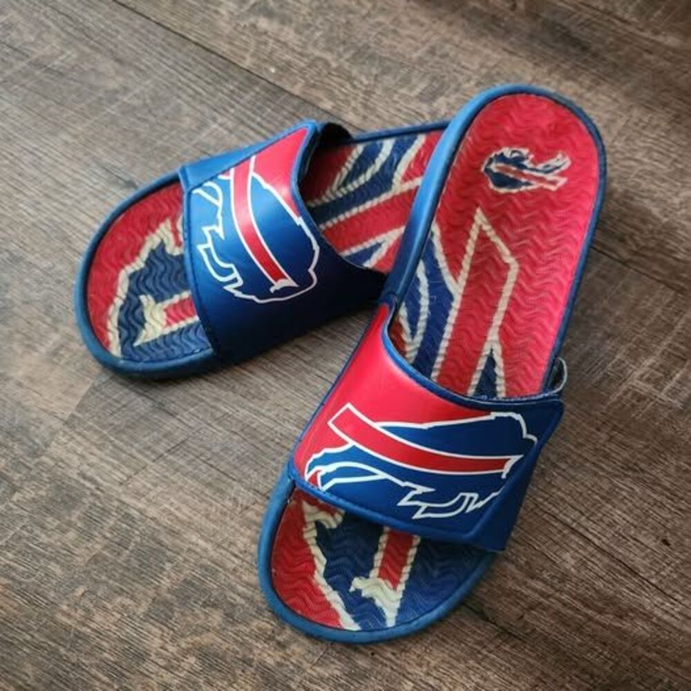 Mens L (11/12) Buffalo Bills slides